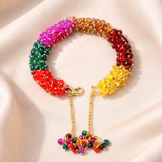 MULTICOLOR GAJRA BRACELET
